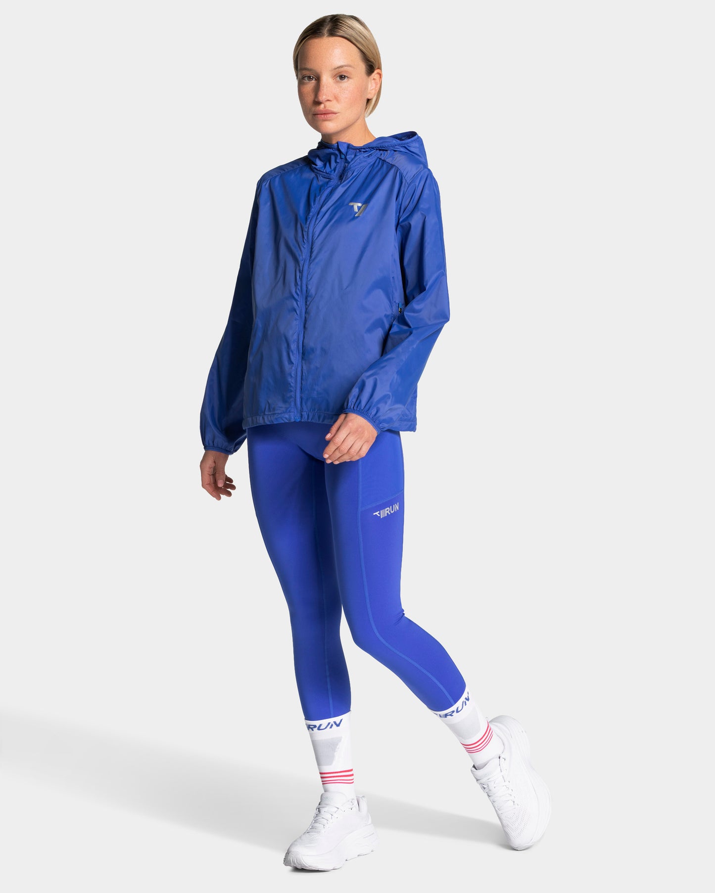 RUN Lightweight Zip Jacke "Royalblau"