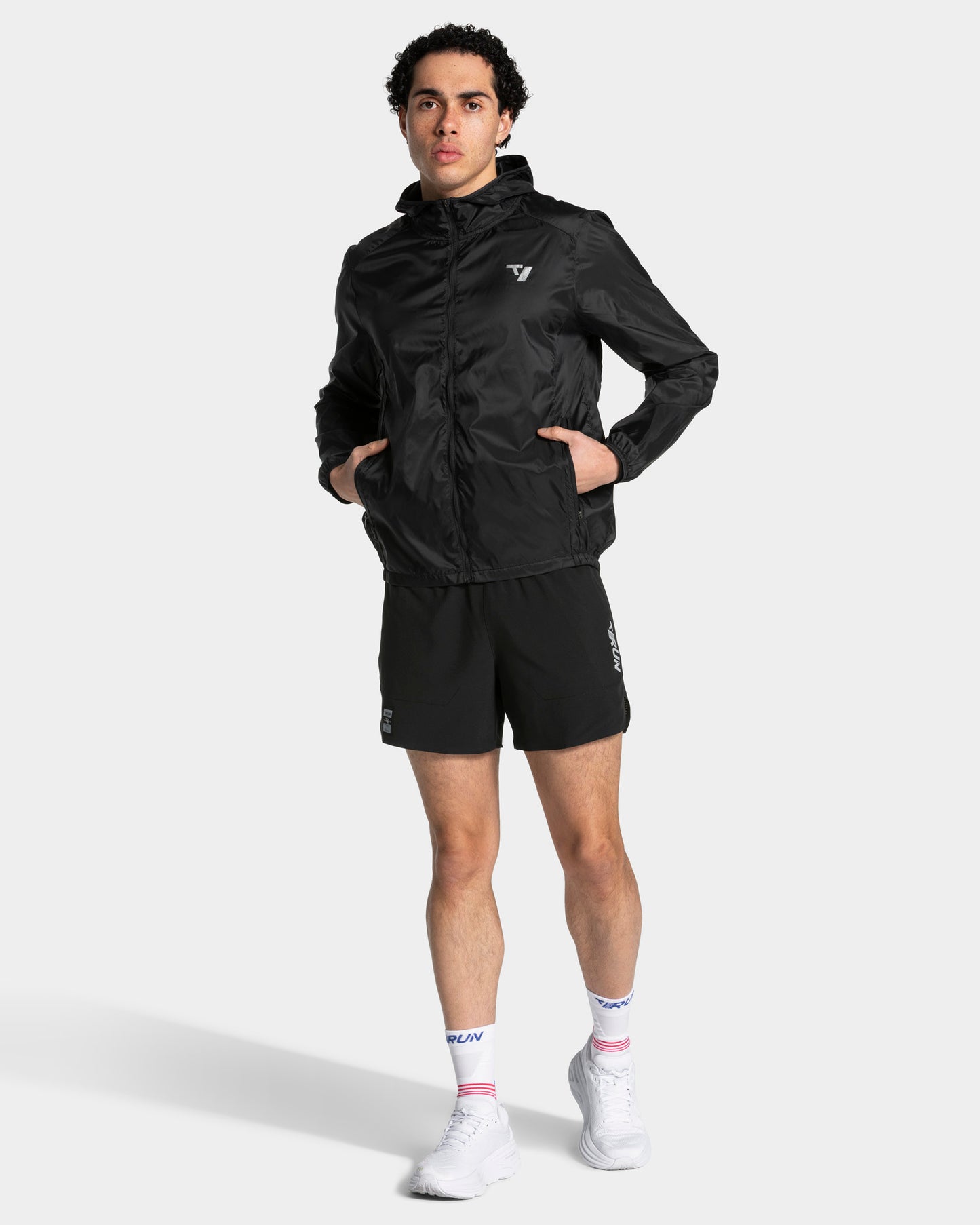 Giacca RUN Lightweight con zip “Nero”