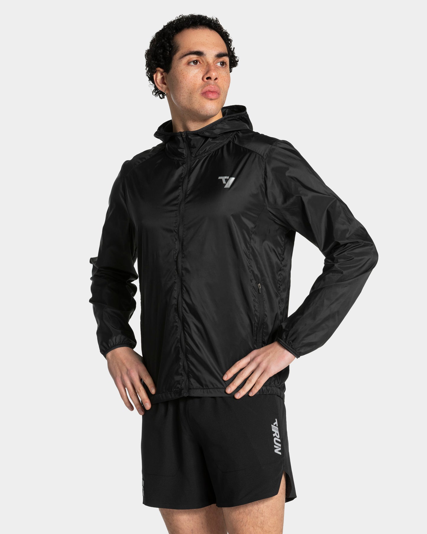 Giacca RUN Lightweight con zip “Nero”