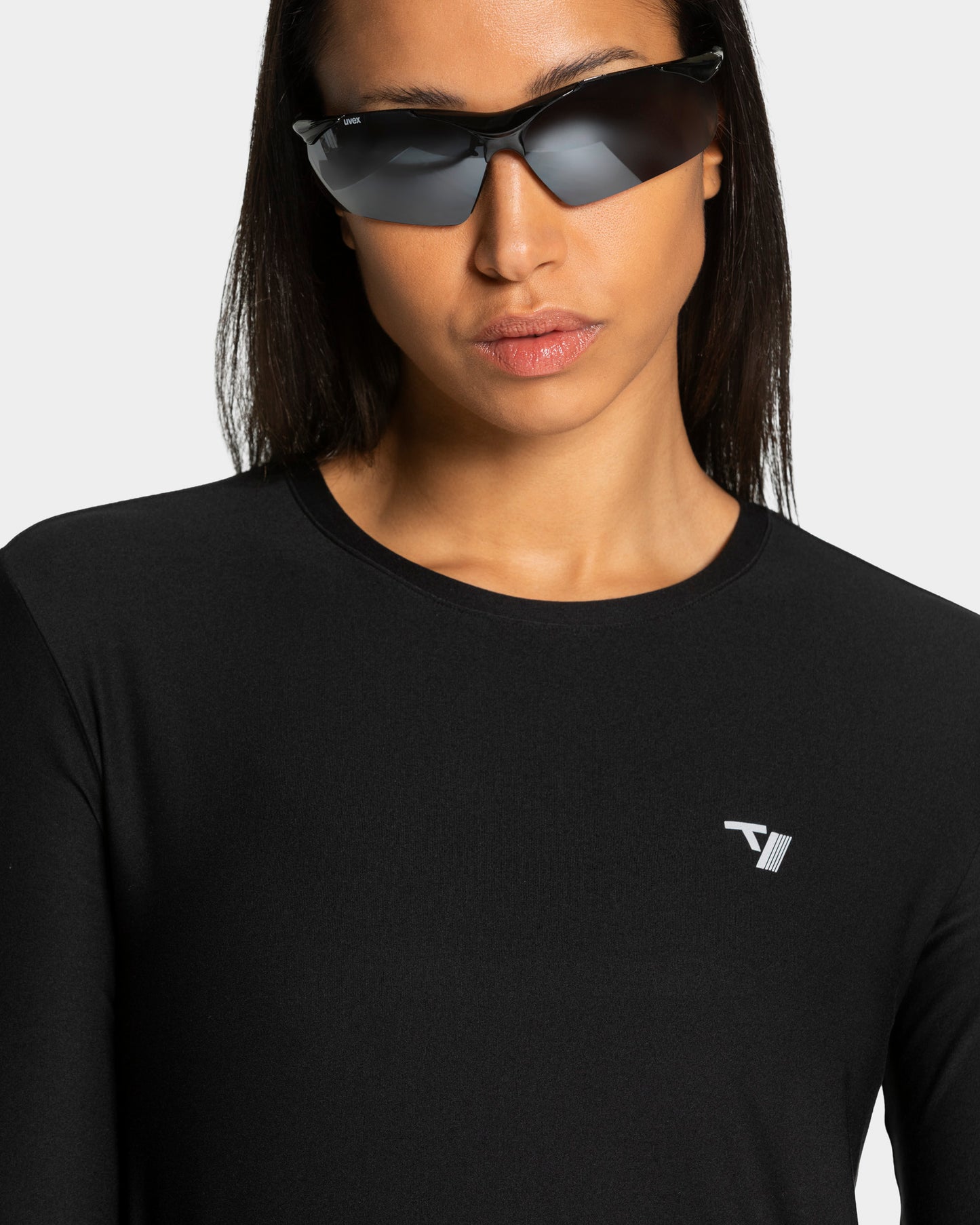 Maglia a manica lunga RUN "Nero"