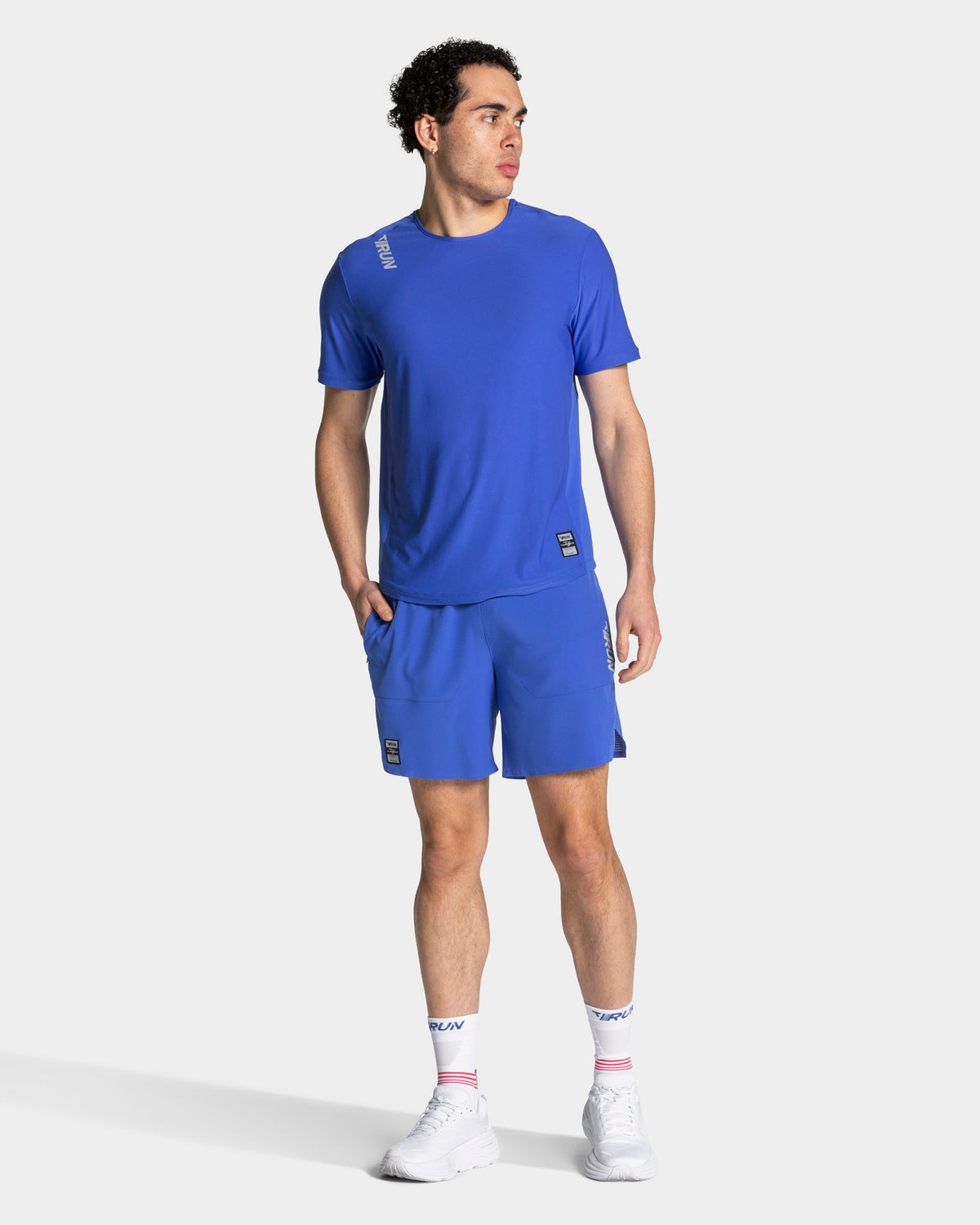 T-shirt RUN « Bleu roi »