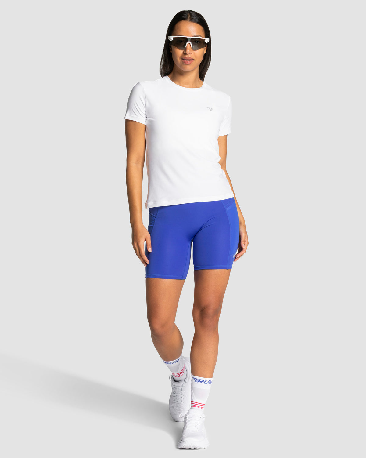 T-shirt RUN “Bianco"