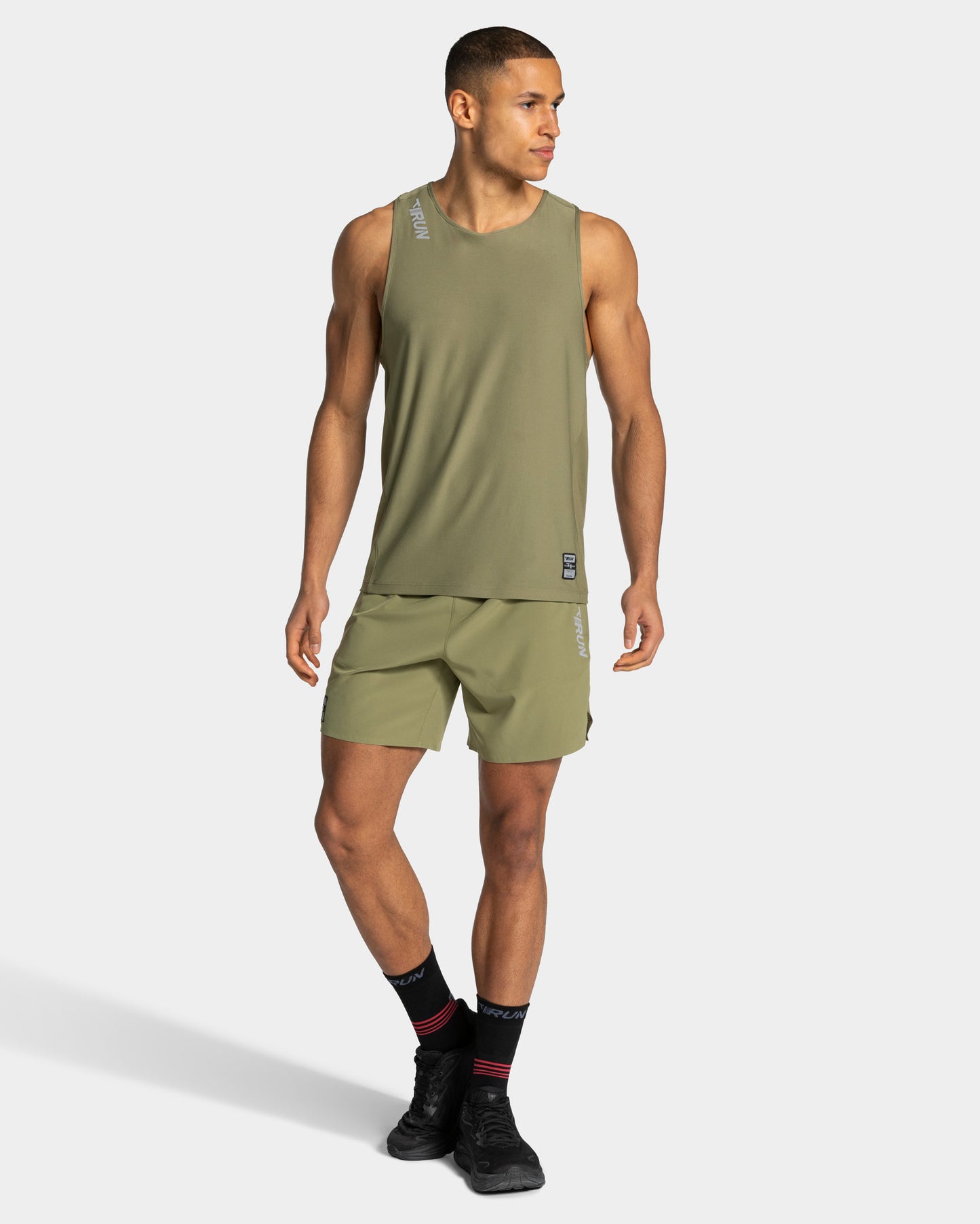 RUN Shorts 7 Inch ‘Olive’