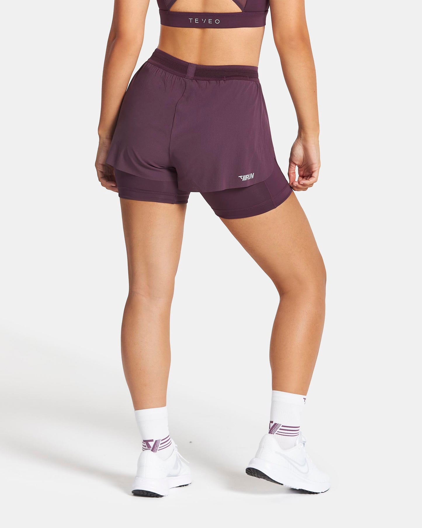 RUN 2in1 Shorts 5 Inch ‘Dusty Purple’