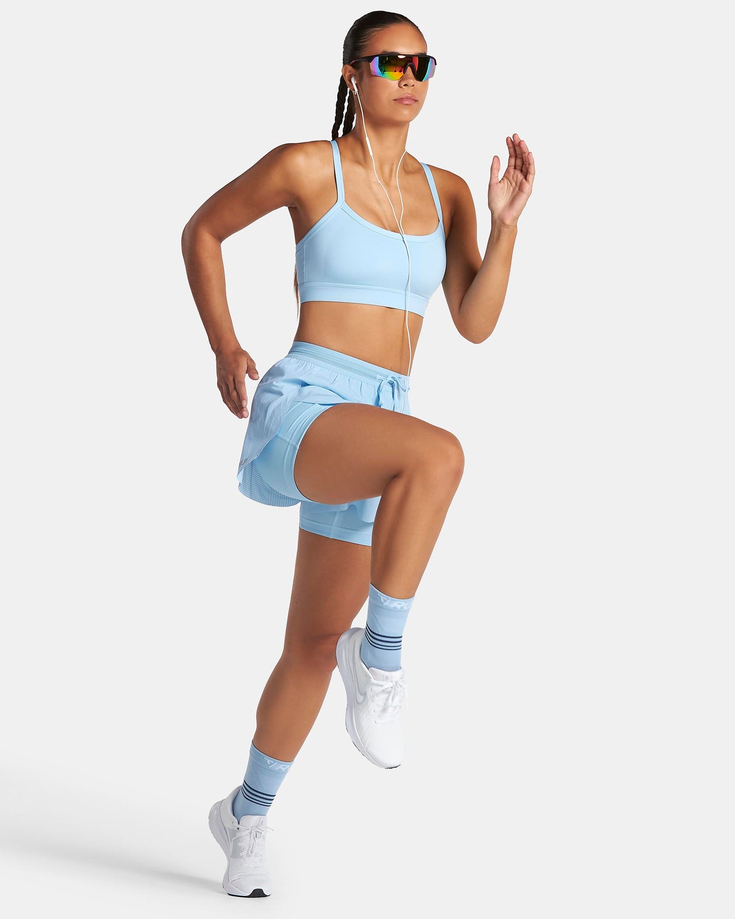 RUN 2in1 Shorts 5 Inch ‘Ice Blue’
