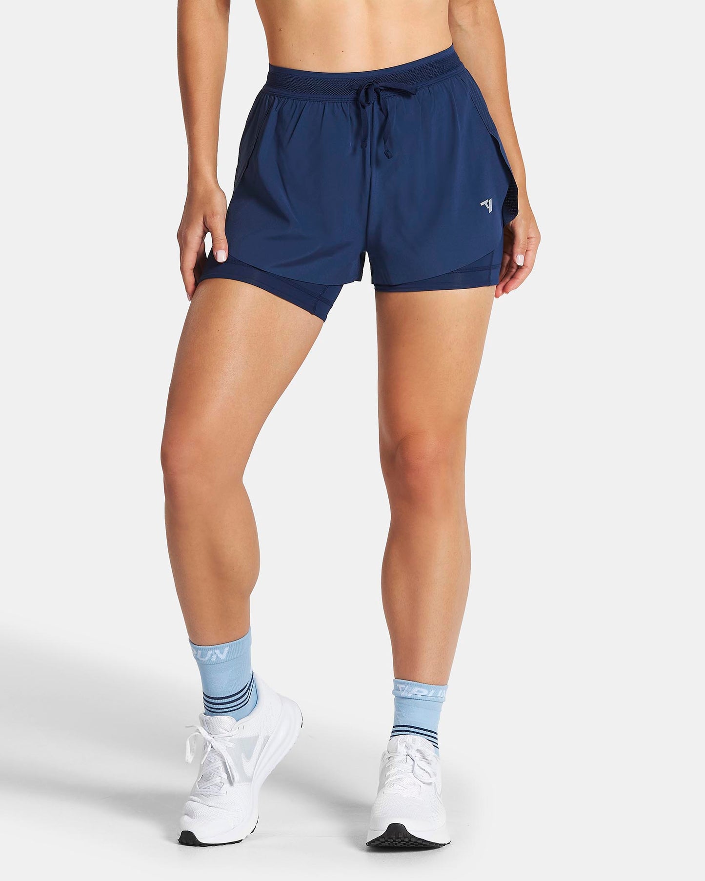 RUN 2in1 Shorts 5 Inch ‘Dark Blue’