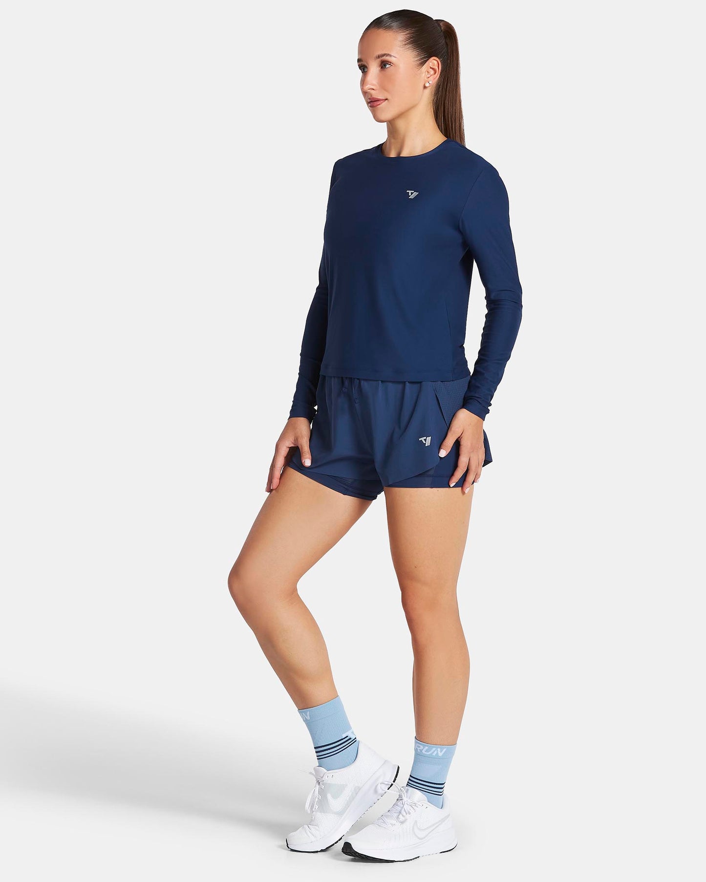 RUN 2in1 Shorts 5 Inch ‘Dark Blue’