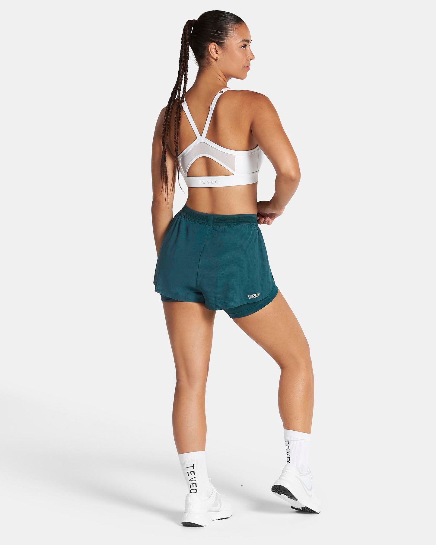 RUN 2in1 Shorts 5 Inch ‘Teal’