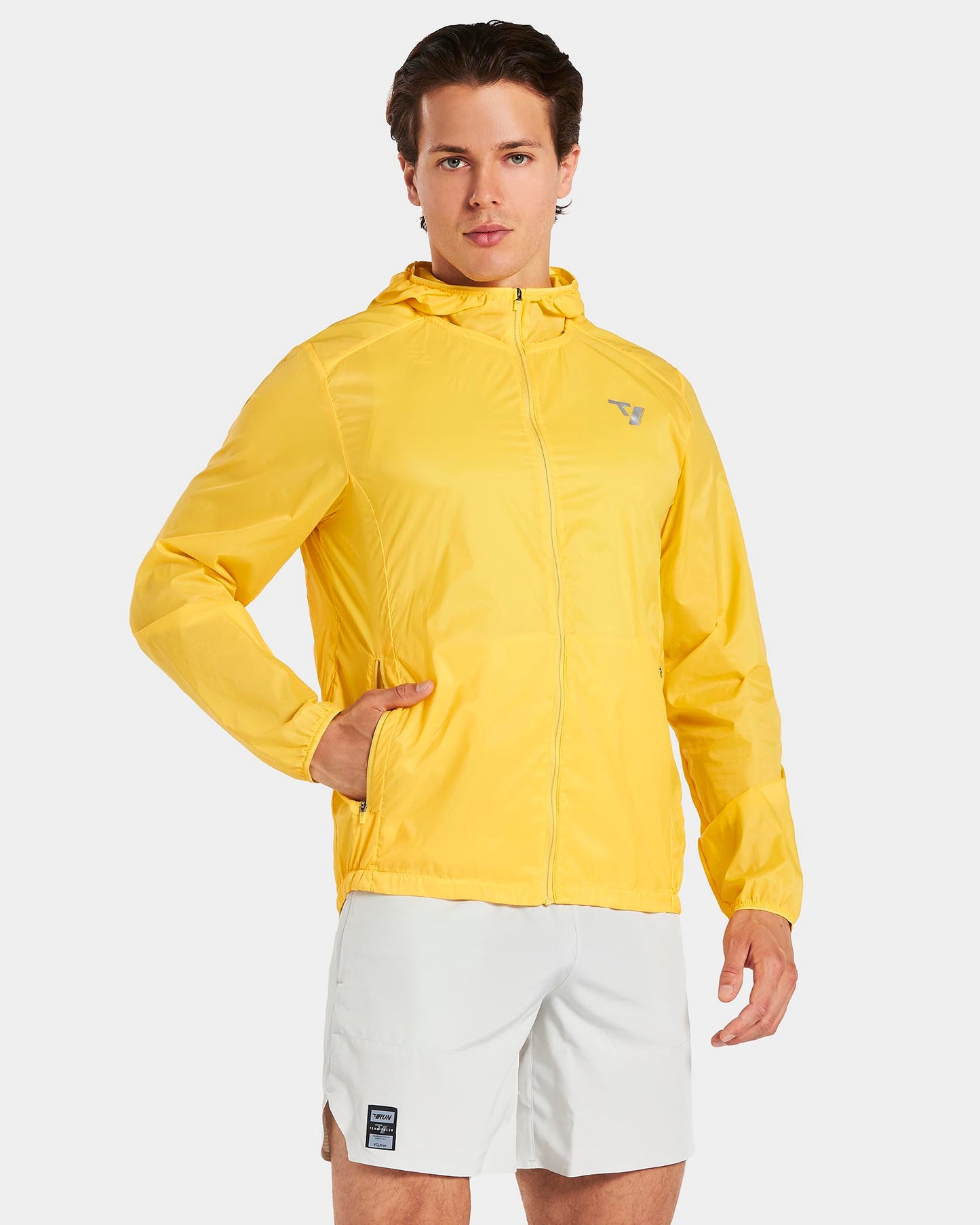 RUN Lightweight Zip Jacke Men "Gelb"