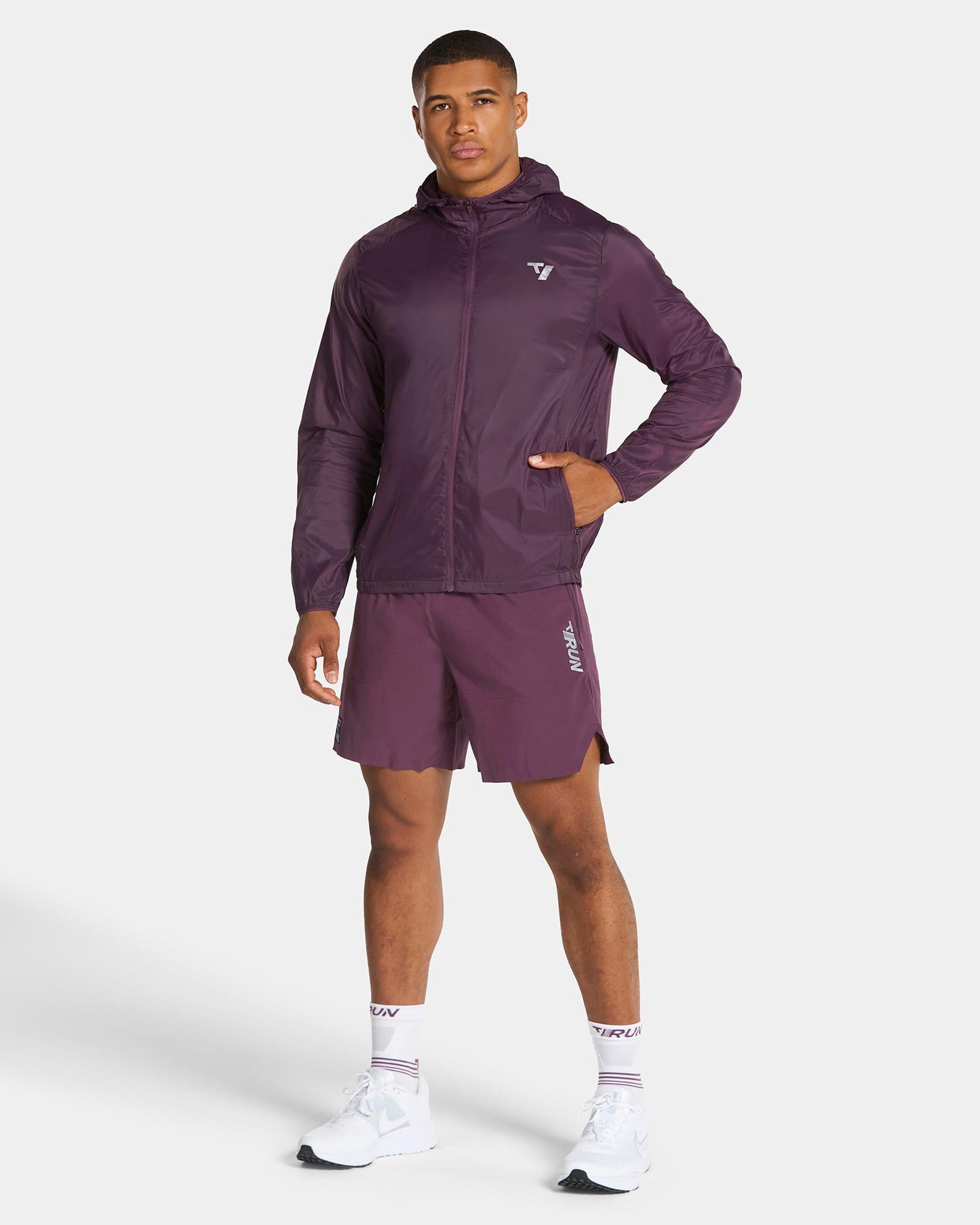 RUN Lightweight Zip Jacket ‘Dusty Purple’