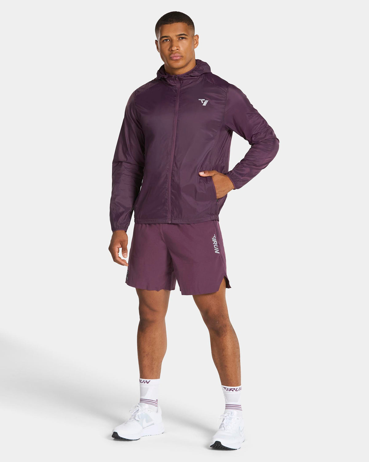 RUN Lightweight Zip Jacket ‘Dusty Purple’