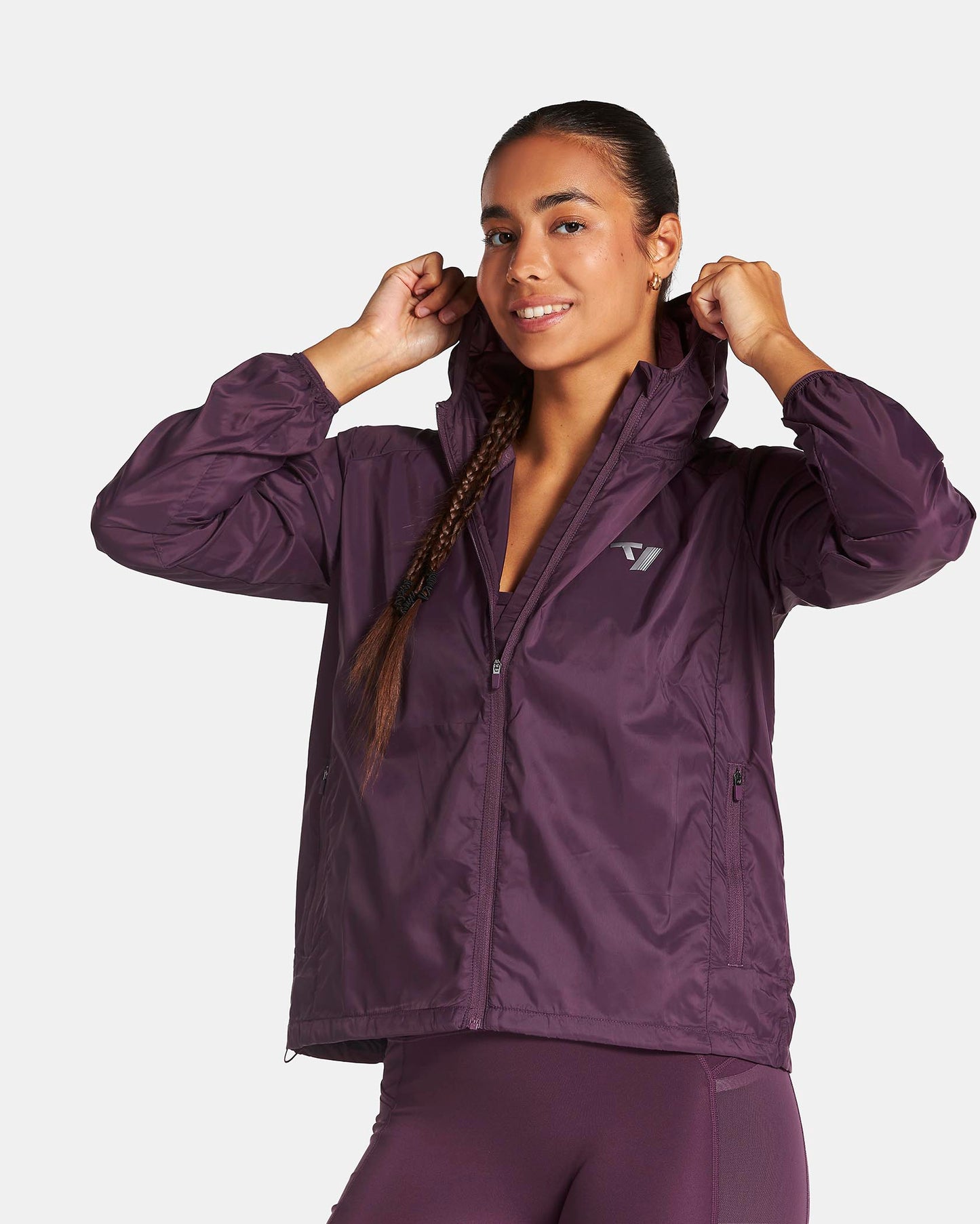 RUN Lightweight Zip Jacket ‘Dusty Purple’