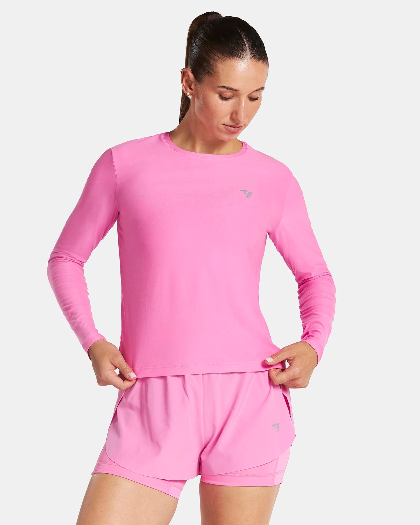 Maglia a manica lunga RUN “Boost Pink"