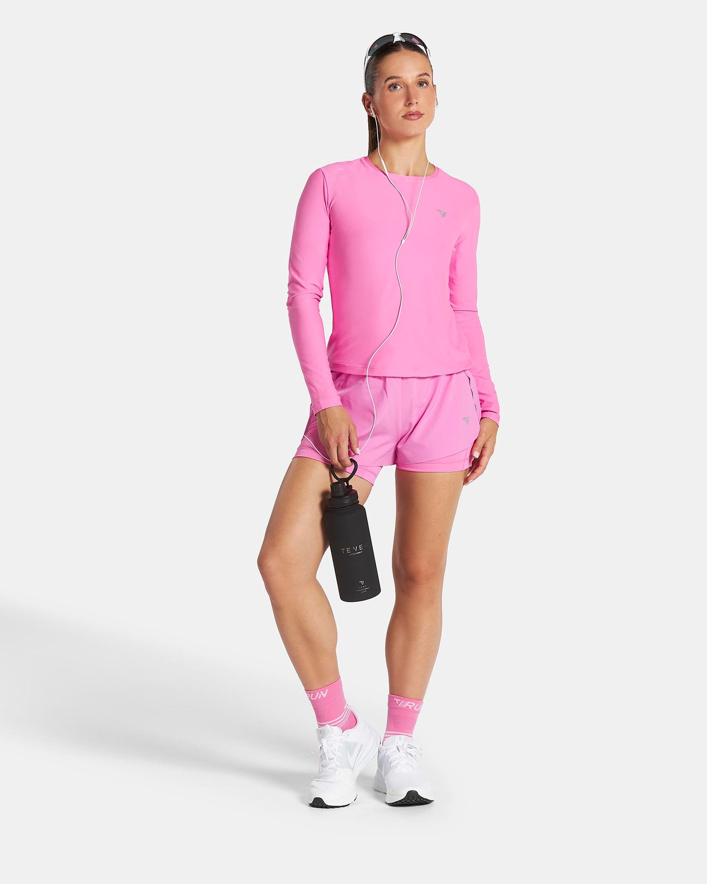 Maglia a manica lunga RUN “Boost Pink"
