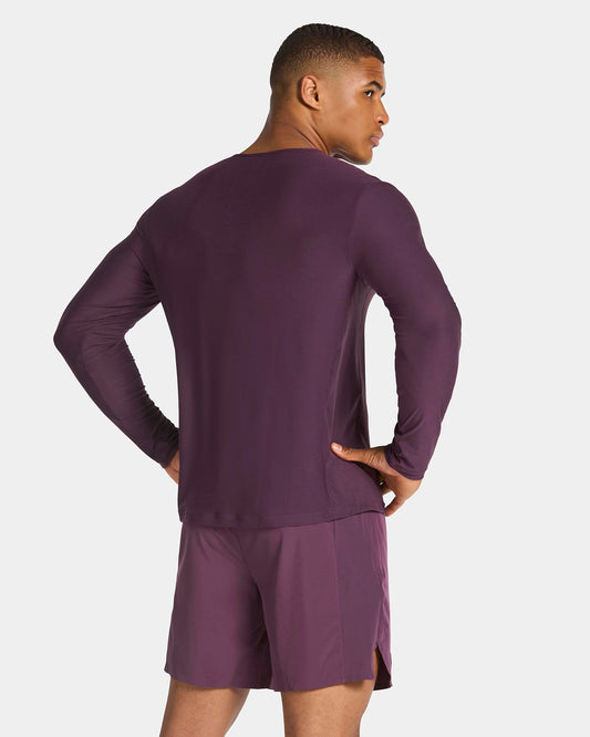 Haut à manches longues RUN « Dusty Purple »