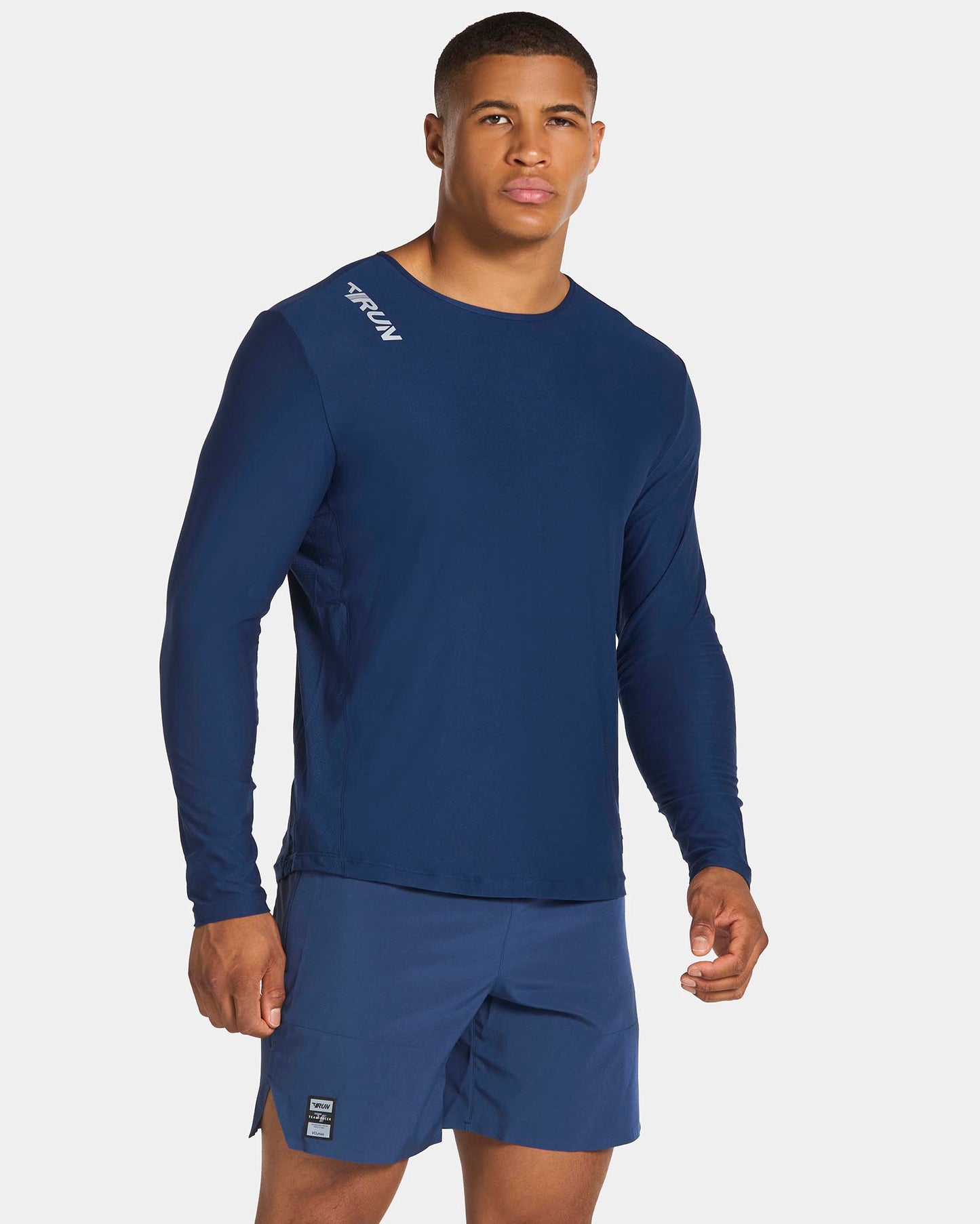 RUN Longsleeve "Dunkelblau"