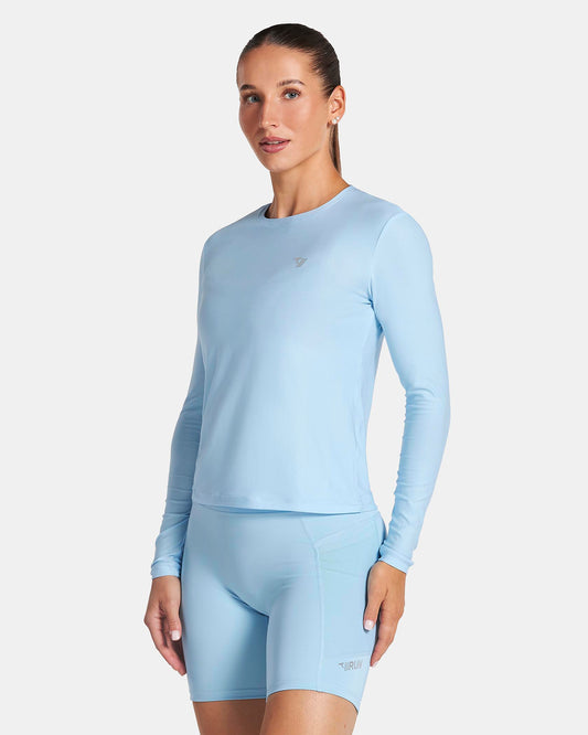 Camiseta de manga larga RUN «Ice Blue»