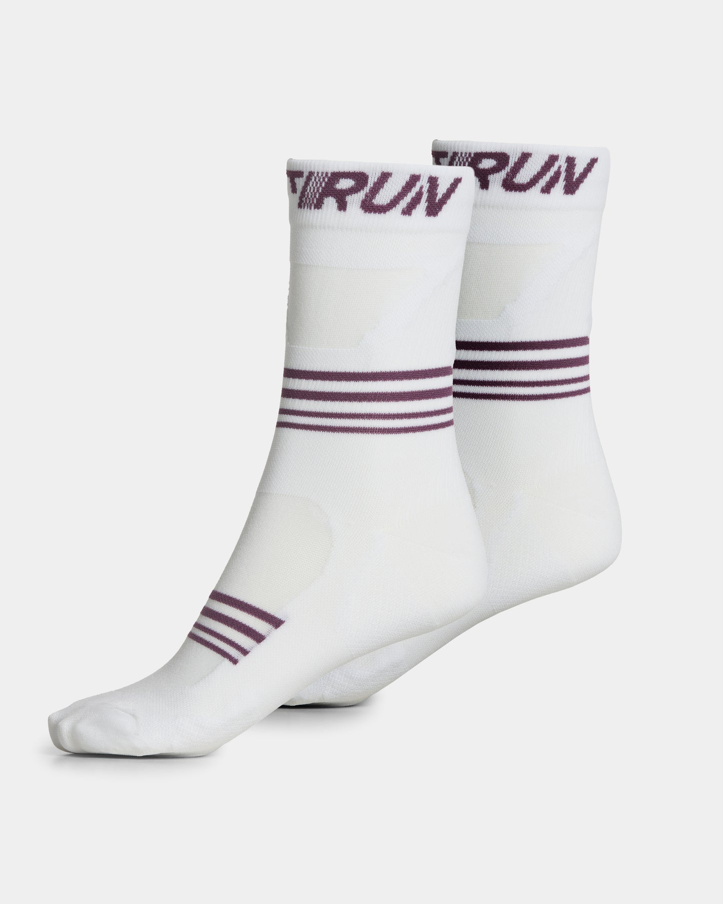 RUN Performance Socks (2-Pack) ‘White / Dusty Purple’