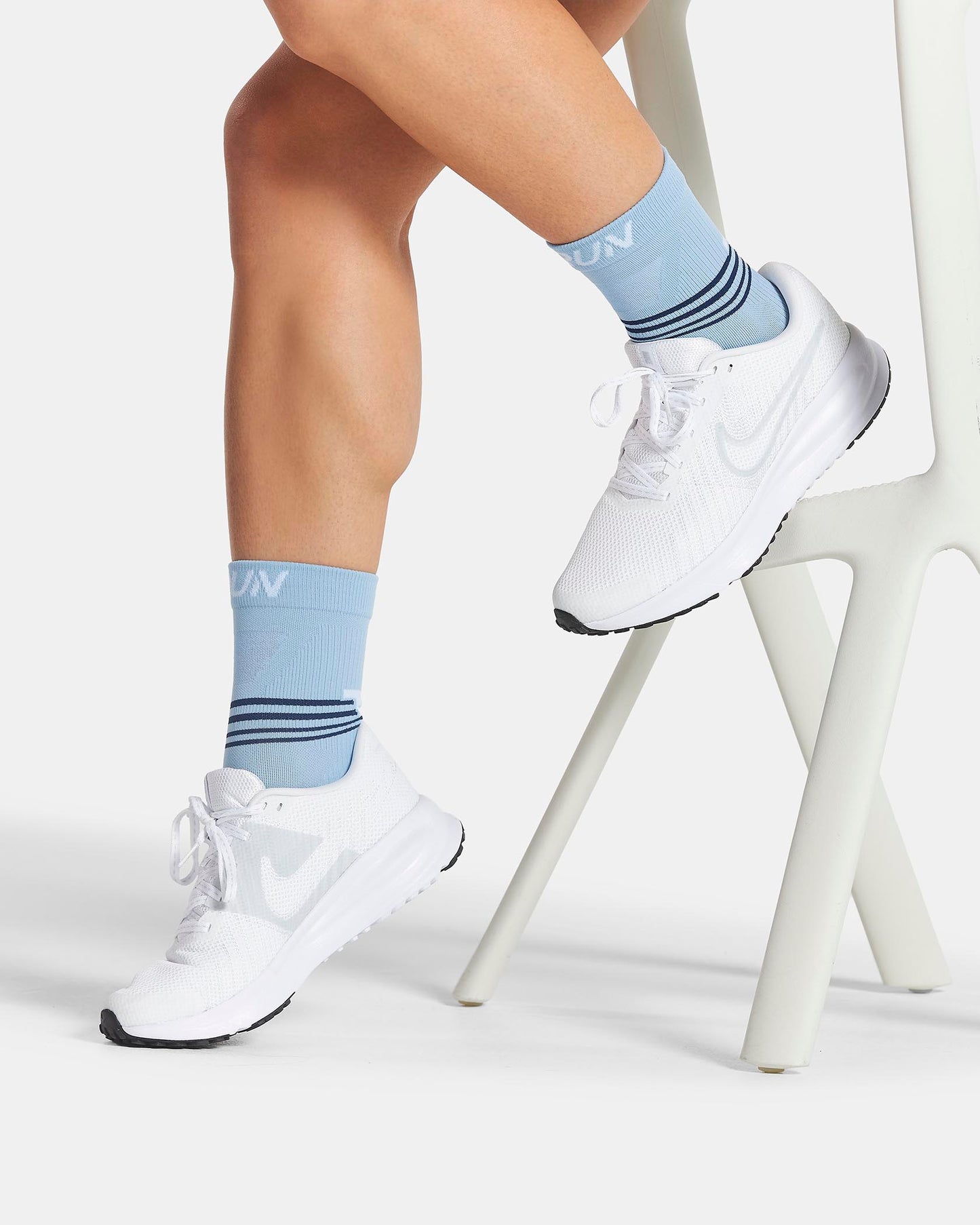RUN Performance Socks (2-Pack) ‘Ice Blue / White’