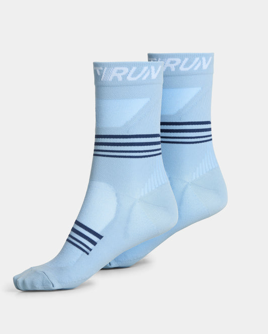 RUN Performance Socken (2er-Pack) "Ice Blue - Weiß"