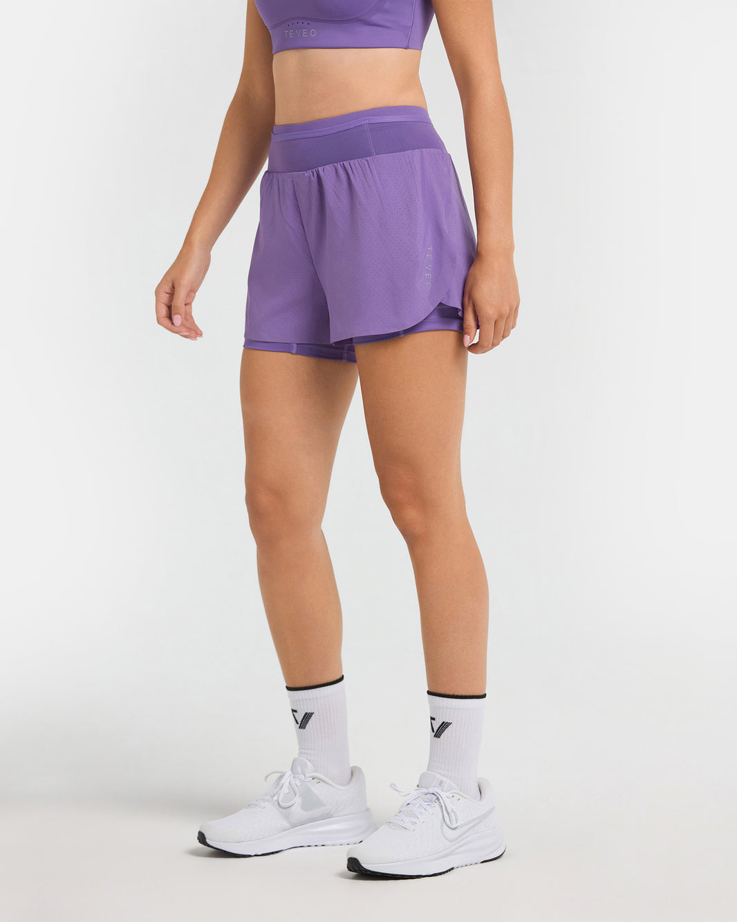 RUN RACE 2in1 Shorts ‘Purple’
