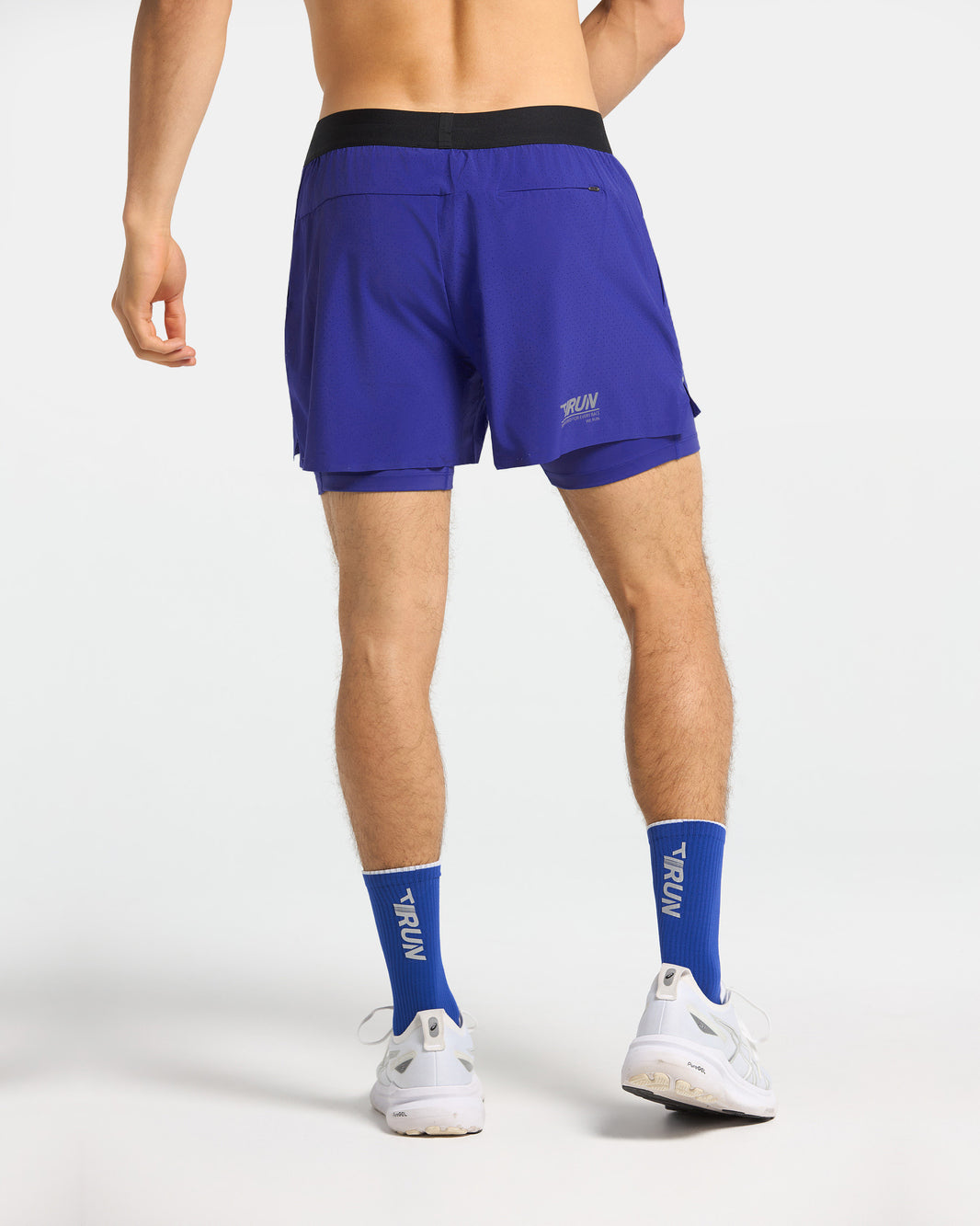 RUN RACE 2in1 Shorts "Blau"