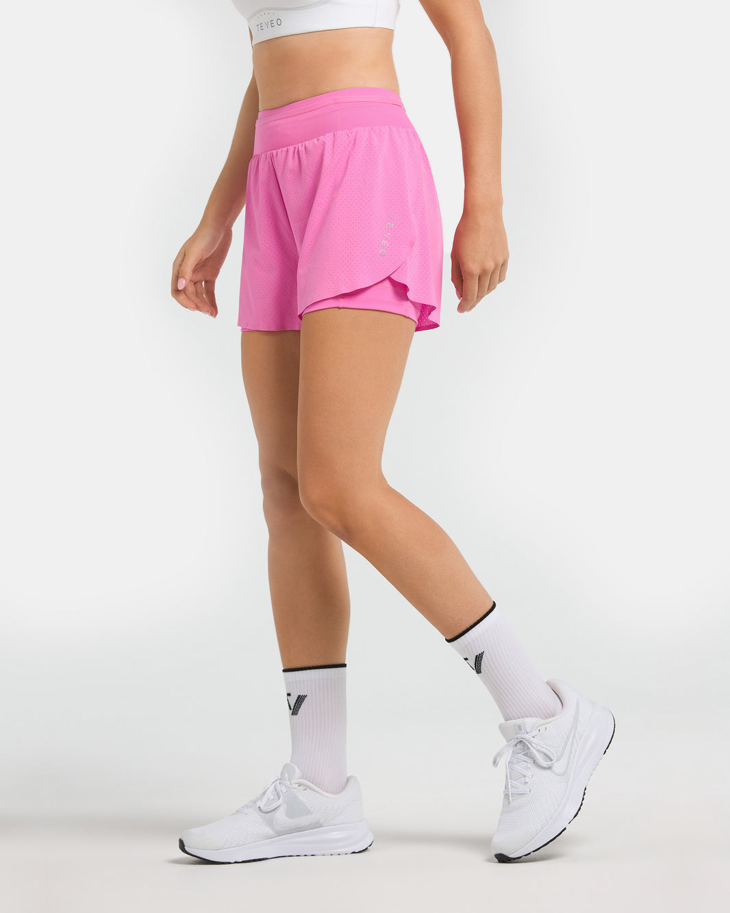 RUN RACE 2in1 Shorts "Boost Pink"