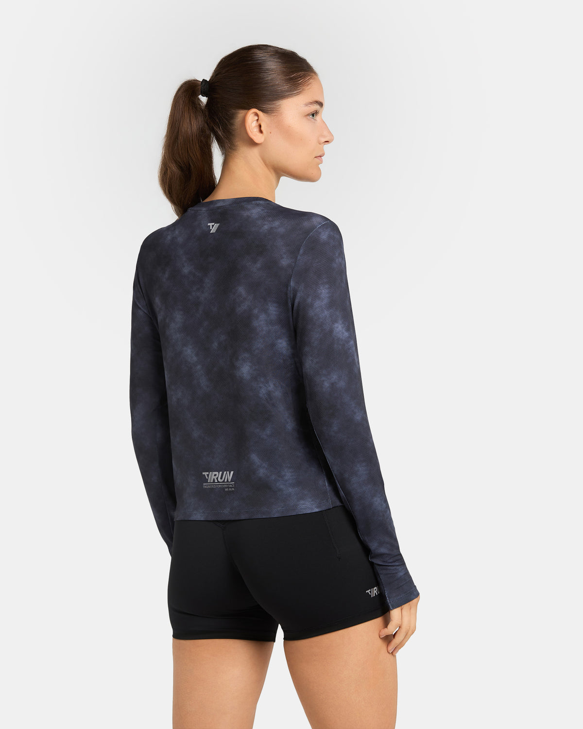 RUN RACE Longsleeve "Cloud Schwarz"