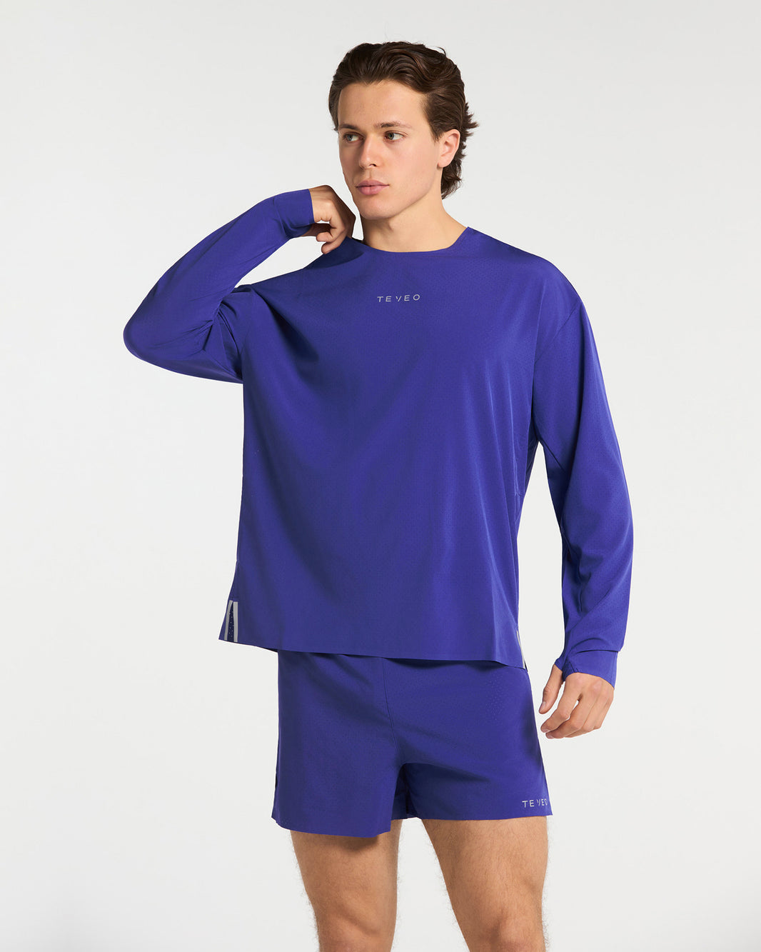 RUN RACE Oversized Longsleeve ‘Blue’
