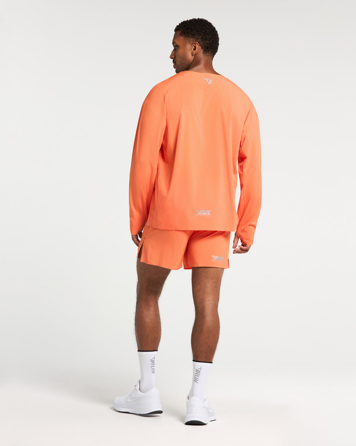 RUN RACE Split Shorts "Orange"
