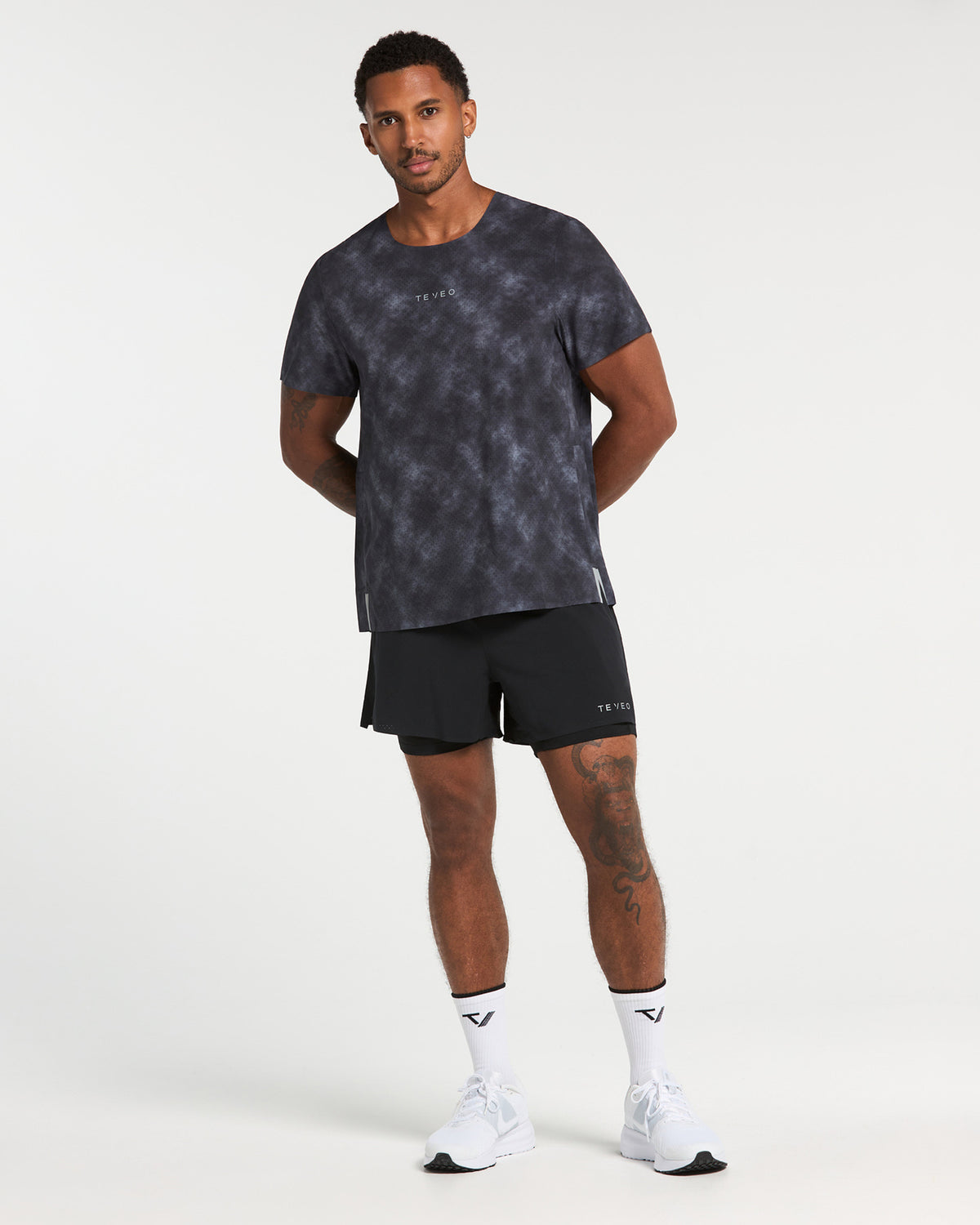 RUN RACE Oversized T-Shirt ‘Cloud black’