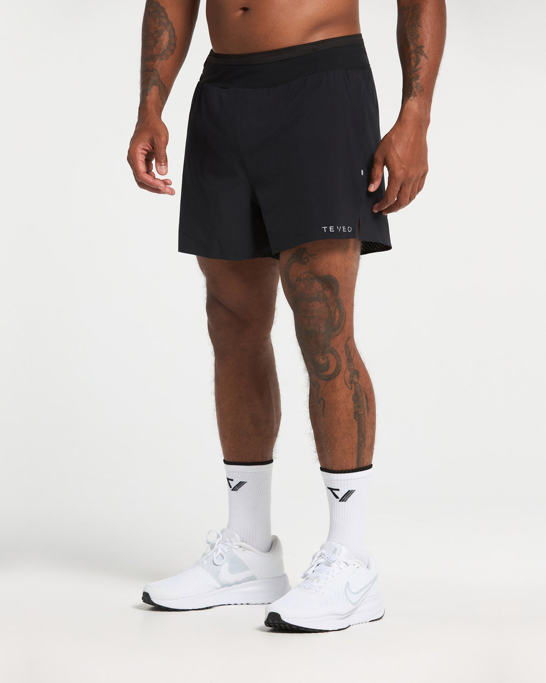 RUN RACE Split Shorts ‘Black’