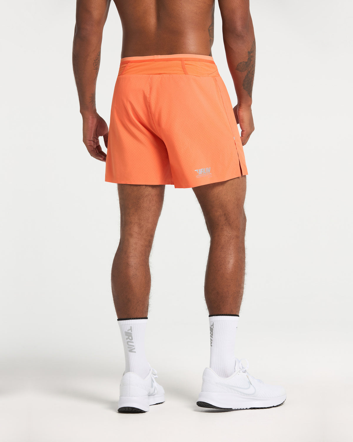 RUN RACE Split Shorts "Orange"