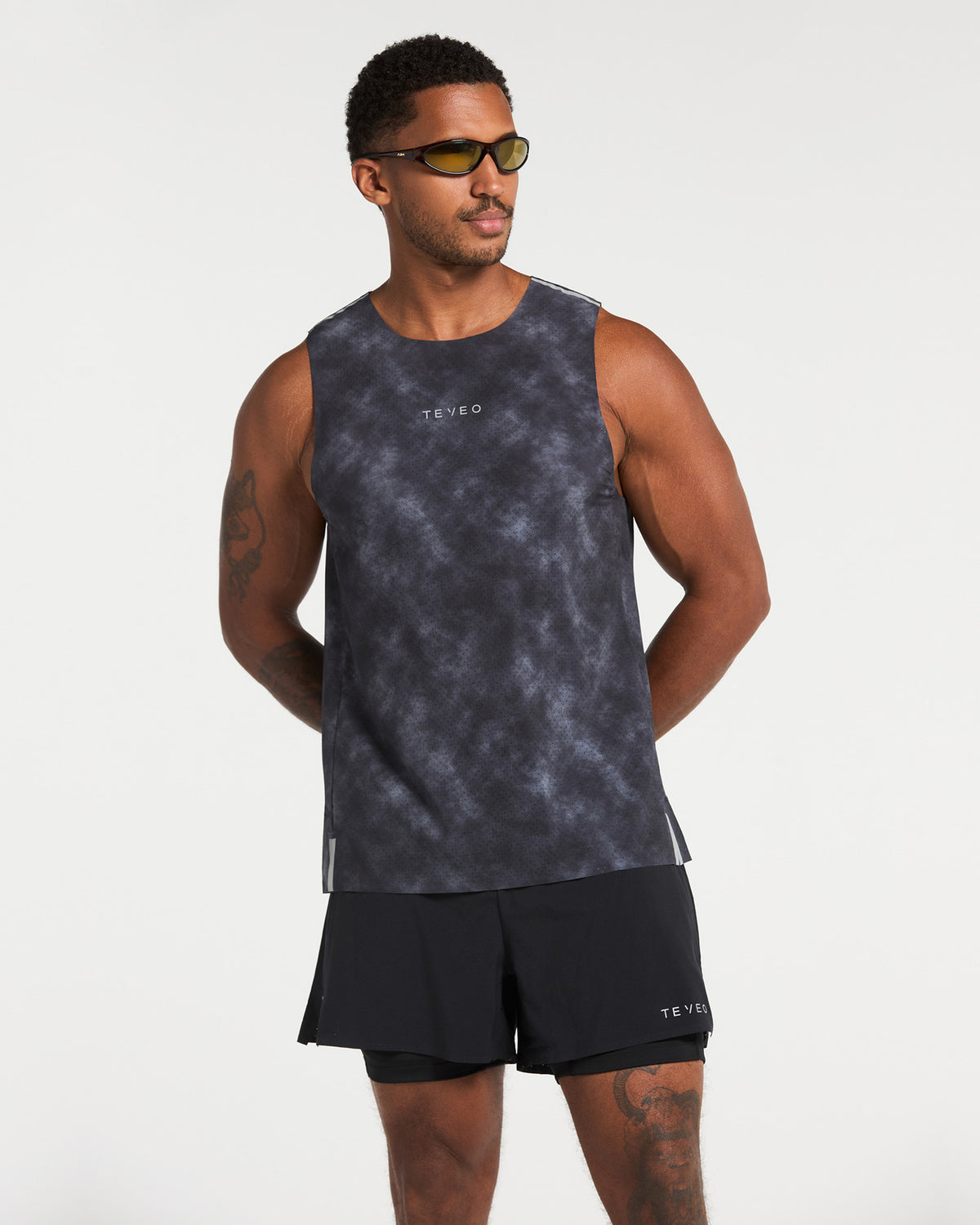 RUN RACE Tank "Cloud Schwarz"