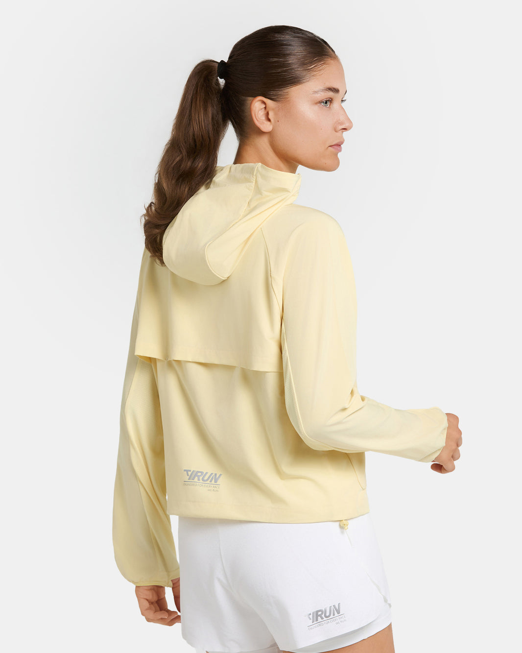 Giacca con zip RUN RACE “Butter Yellow"