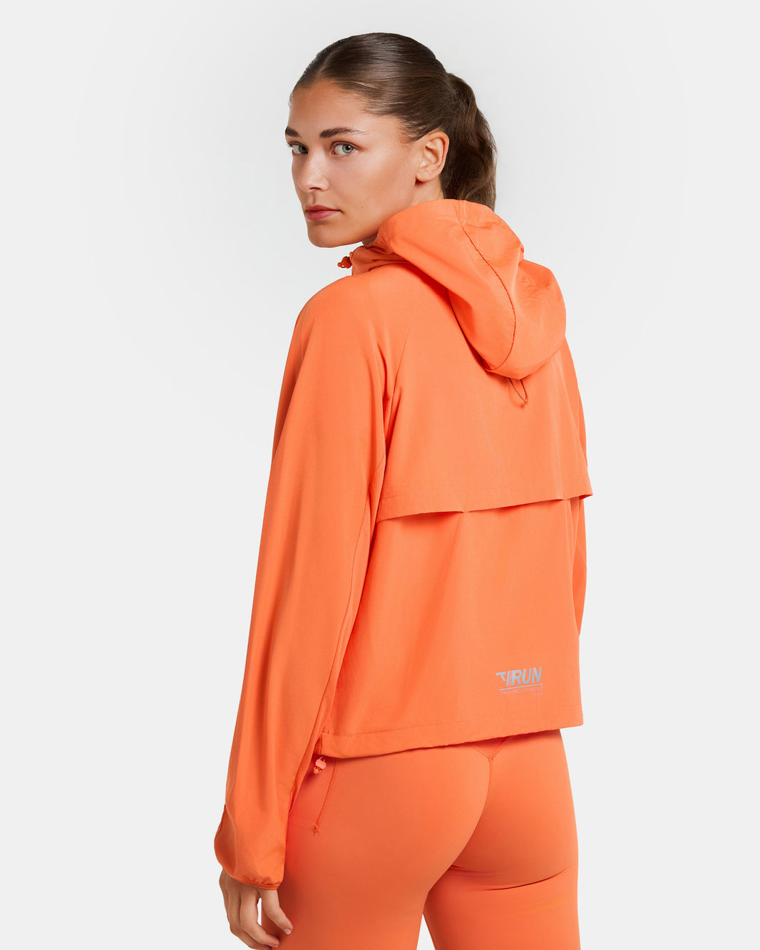 Giacca con zip RUN RACE “Arancione"
