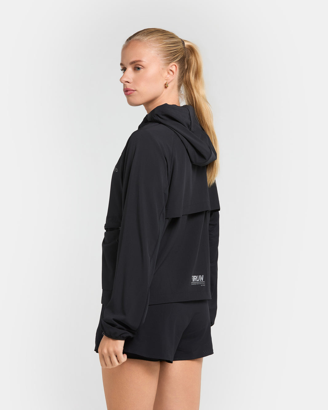 Giacca con zip RUN RACE “Nero"