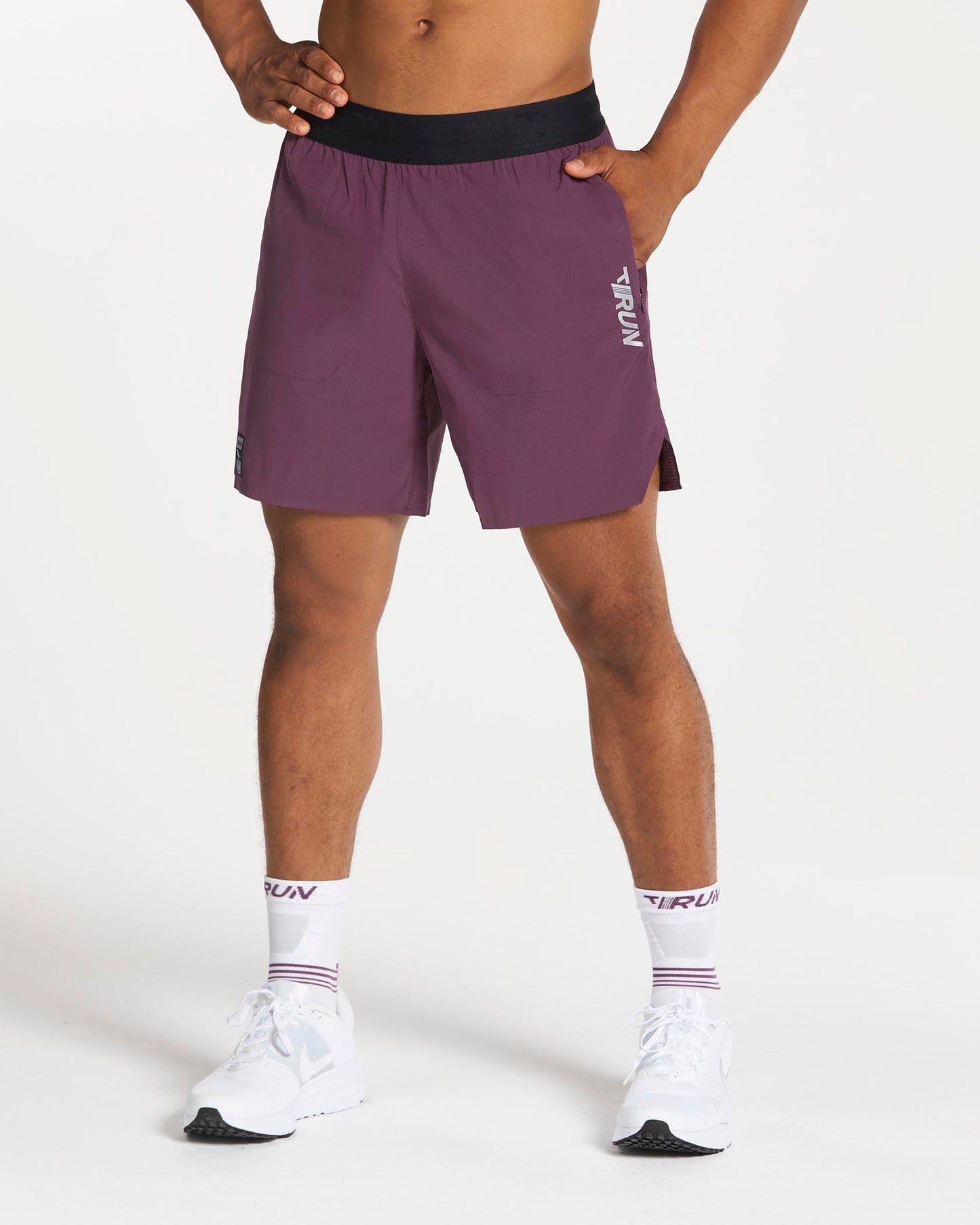 RUN Shorts 7 Inch "Dusty Purple"