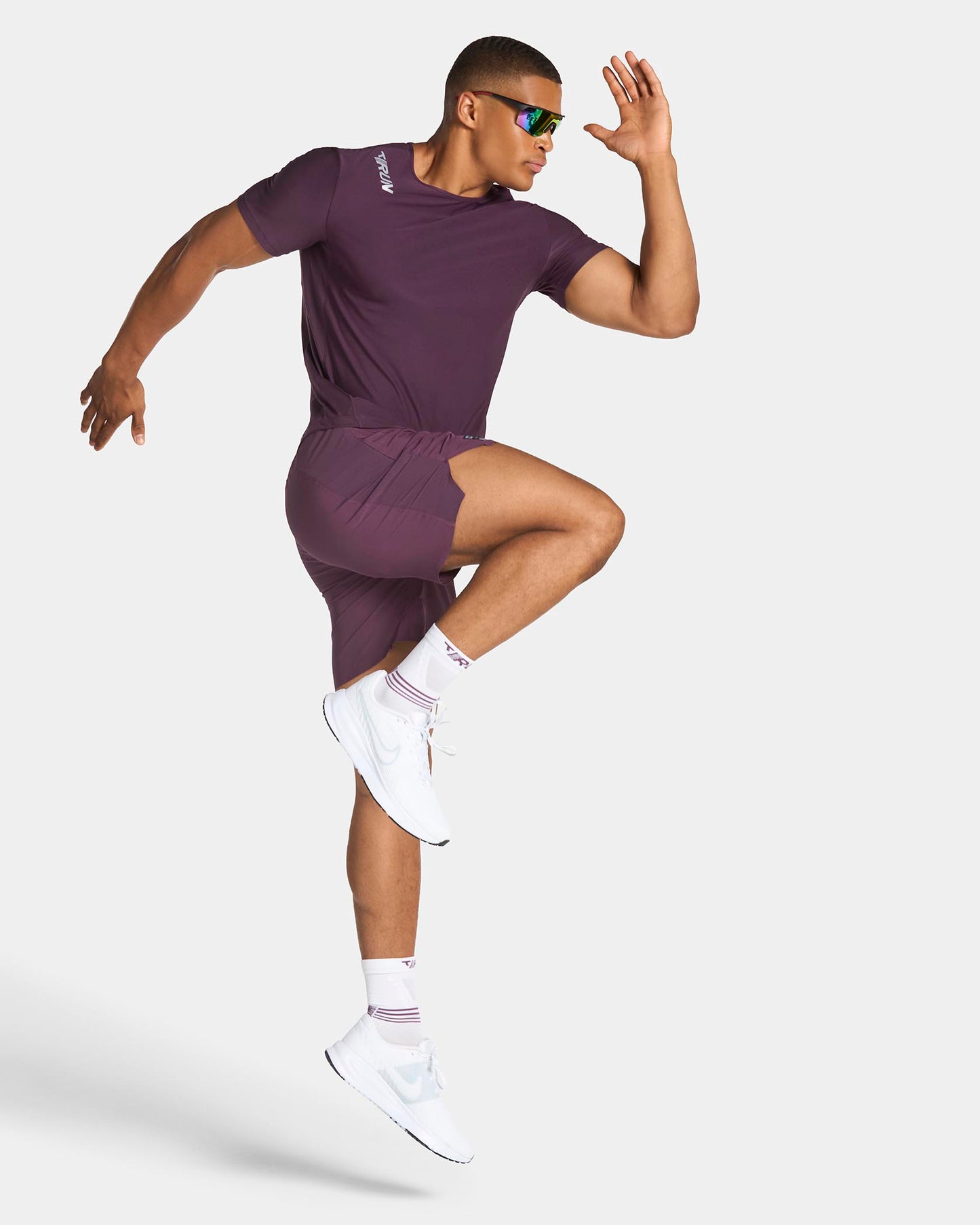 T-shirt RUN « Dusty Purple »