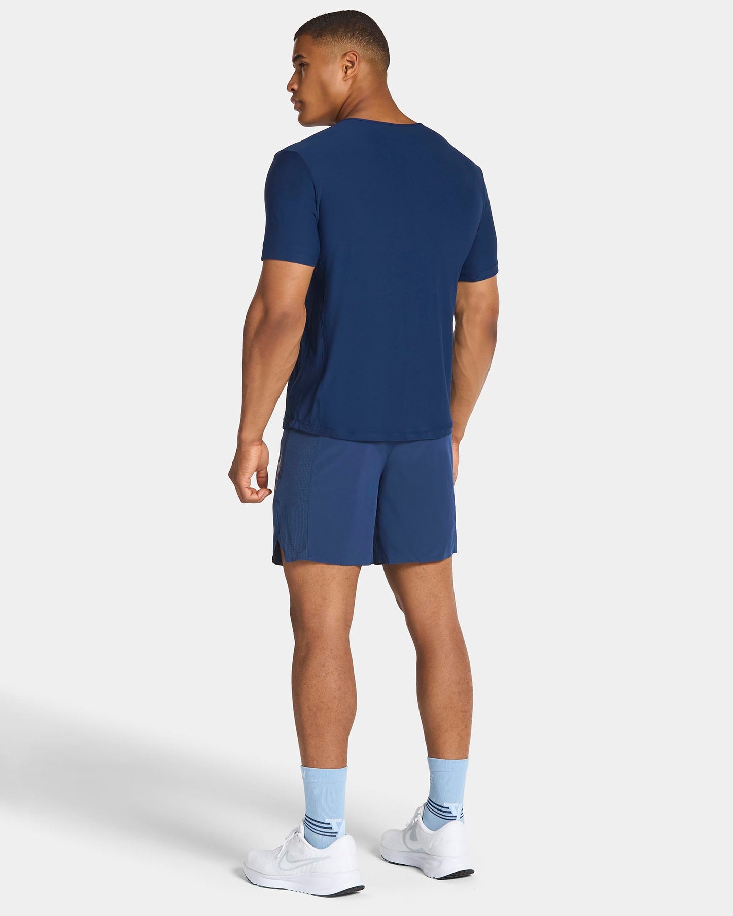 RUN T-Shirt "Dunkelblau"