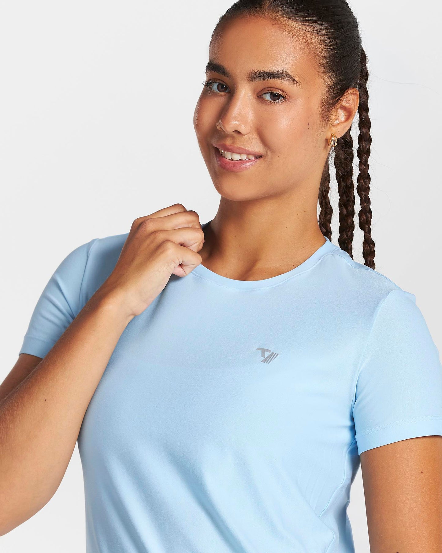 T-shirt RUN “Ice Blue"