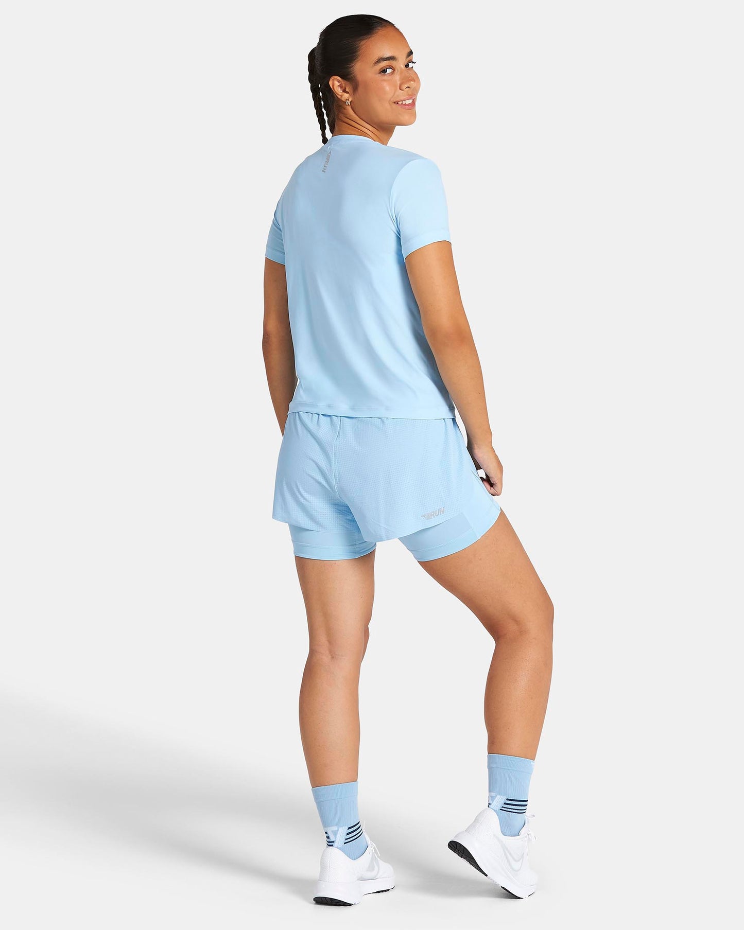 T-shirt RUN “Ice Blue"