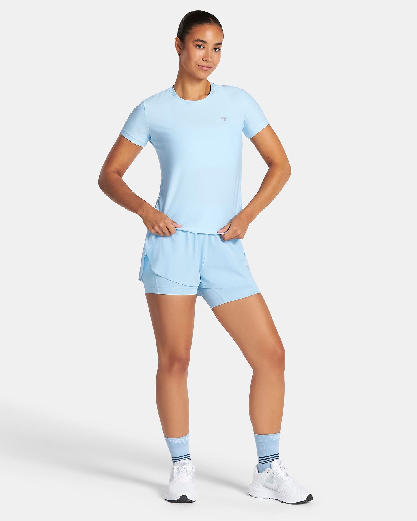 T-shirt RUN “Ice Blue"