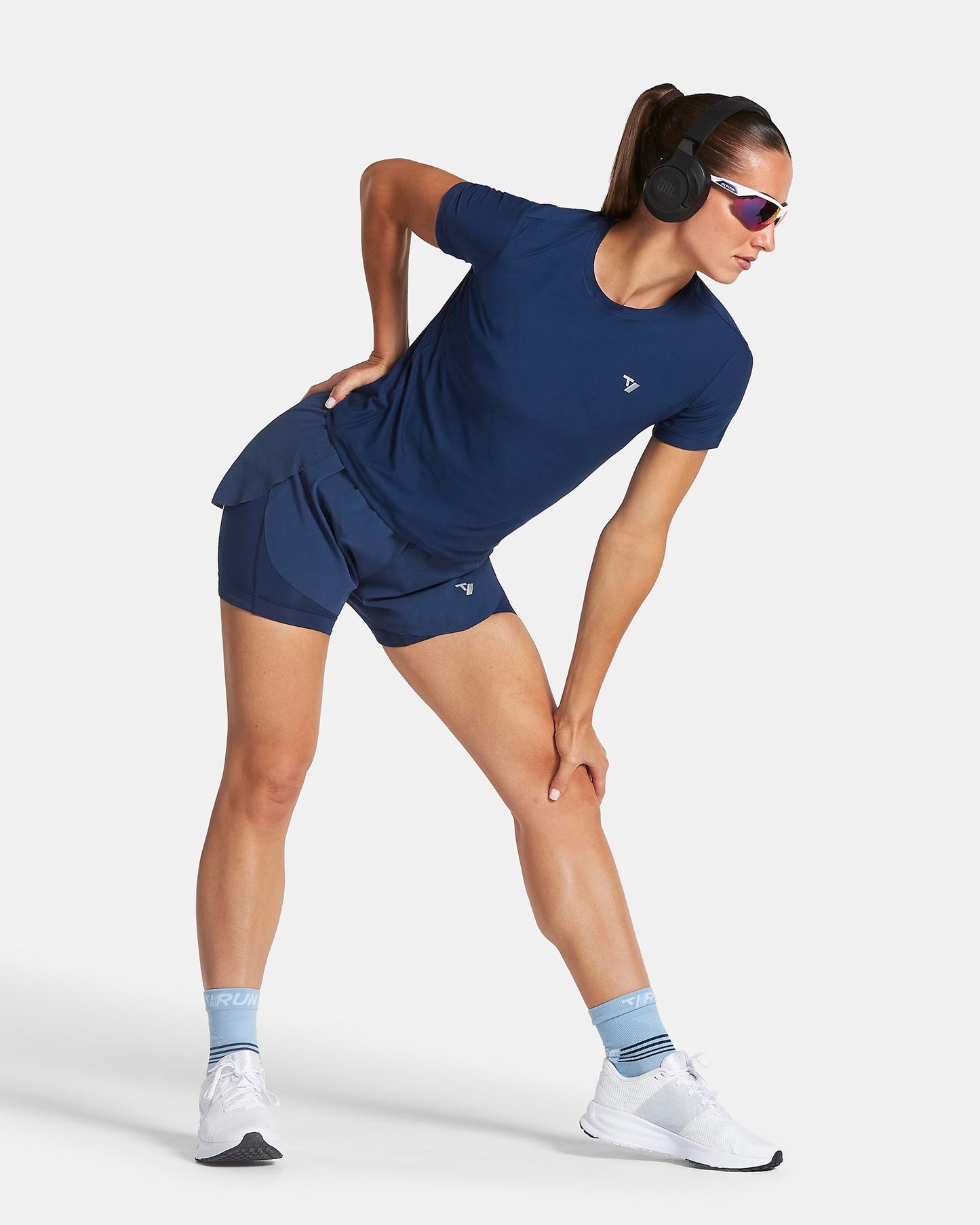 T-shirt RUN “Blu Scuro"