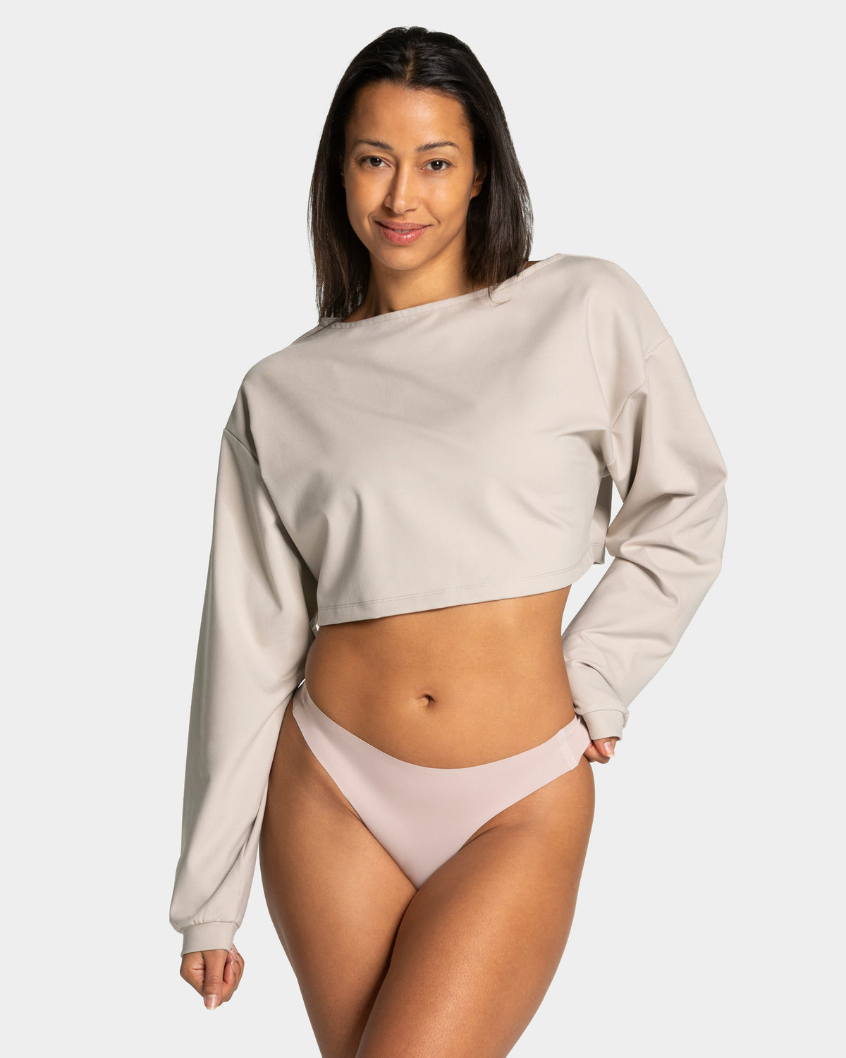 Seamless Ultralight Tanga (2er-Pack) "Greige"