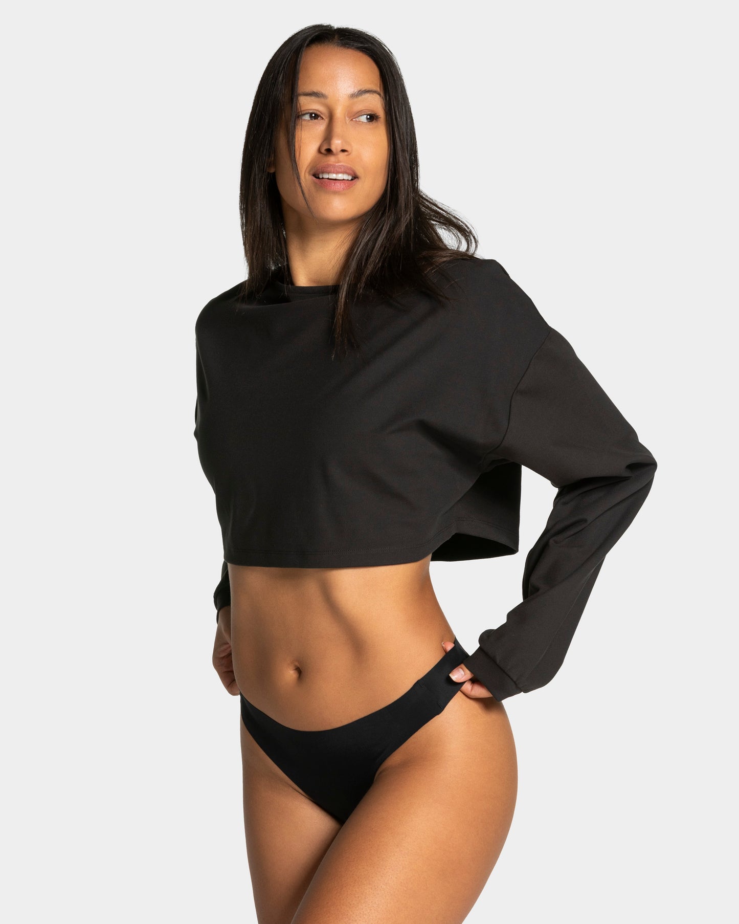 Seamless Ultralight Tanga (2er-Pack) "Schwarz"