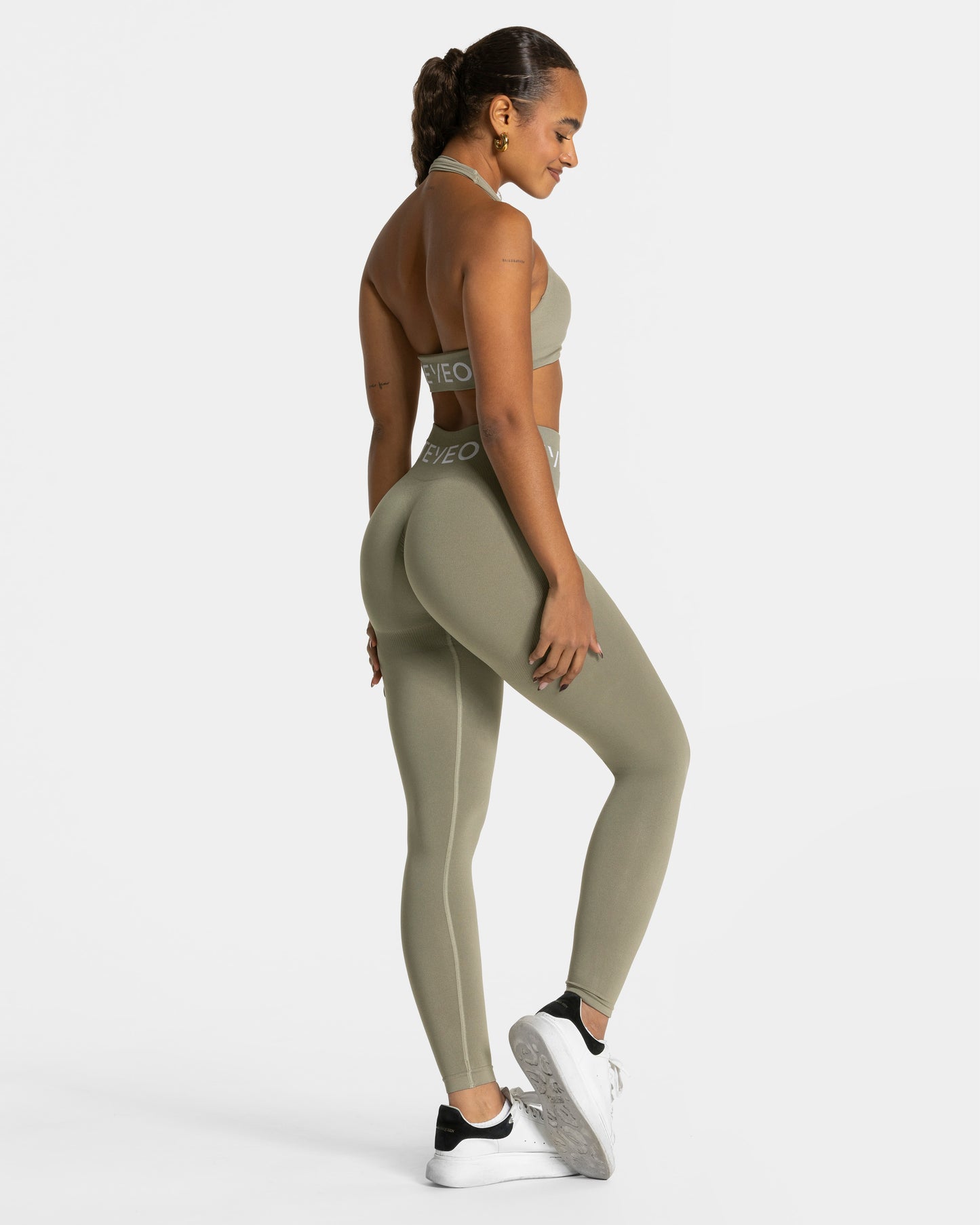 Legginsy Signature Covert Scrunch „Khaki”