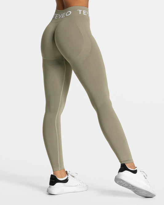 Signature Covert Scrunch Leggings ‘Khaki’