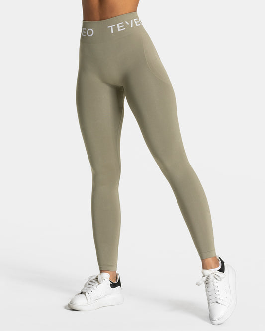 Signature Covert Scrunch Leggings ‘Khaki’