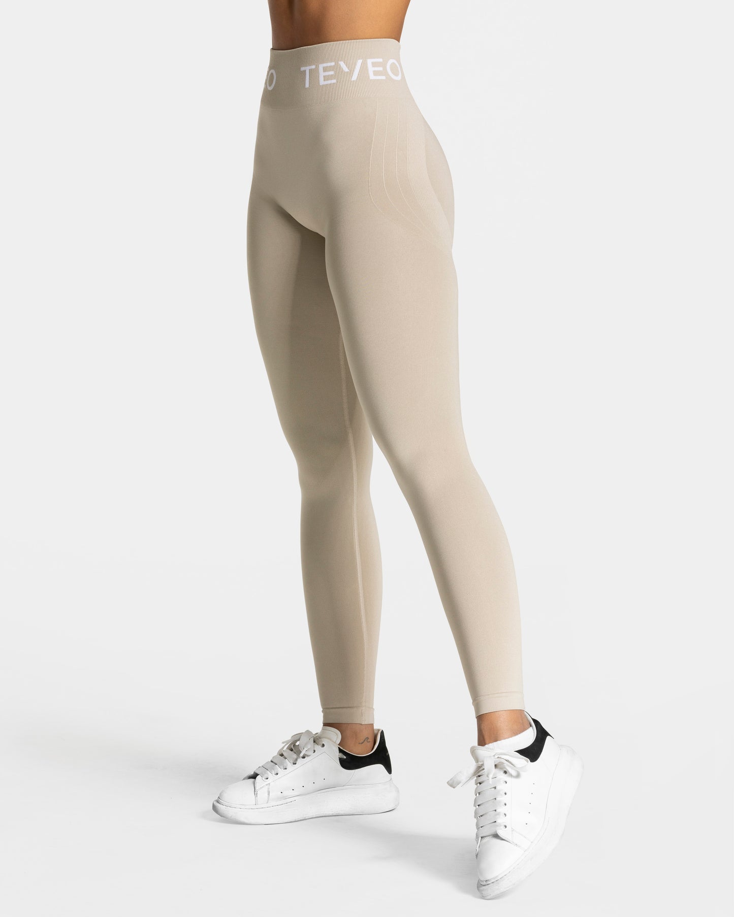 Legginsy Signature Covert Scrunch „Latte”